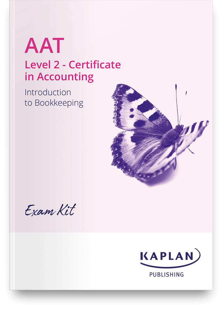 An image of AAT Introduction to Bookkeeping Exam Kit