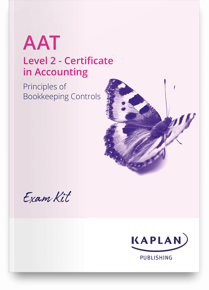 An image of AAT Principles of Bookkeeping Controls Exam Kit