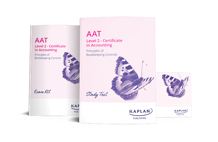 An image of AAT Principles of Bookkeeping Controls Essentials Pack