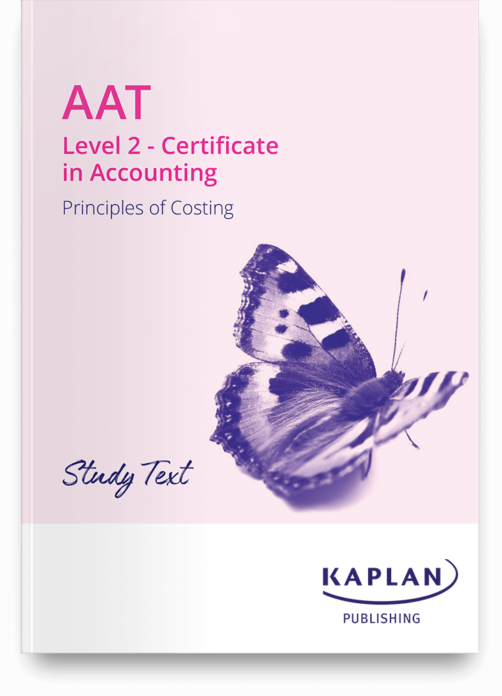 An image of AAT Principles of Costing Study Text