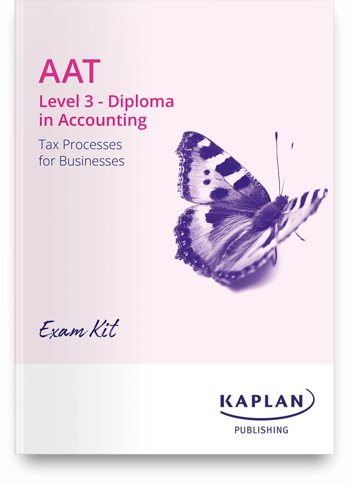 An image of AAT Tax Processes for Businesses Exam Kit