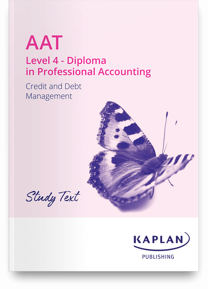 An image of AAT Credit and Debt Management Study Text
