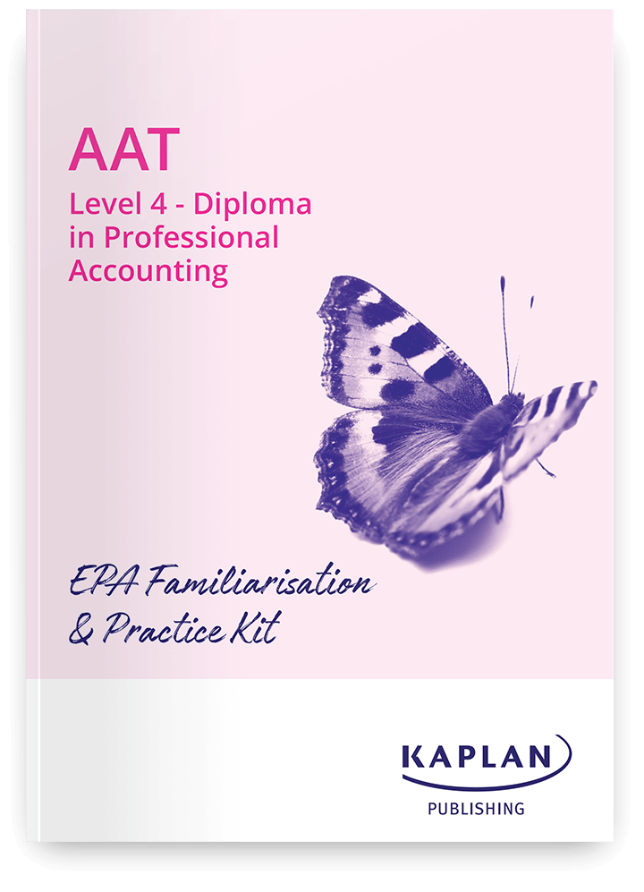 AAT Level 4 EPA Familiarisation and Practice Kit cover