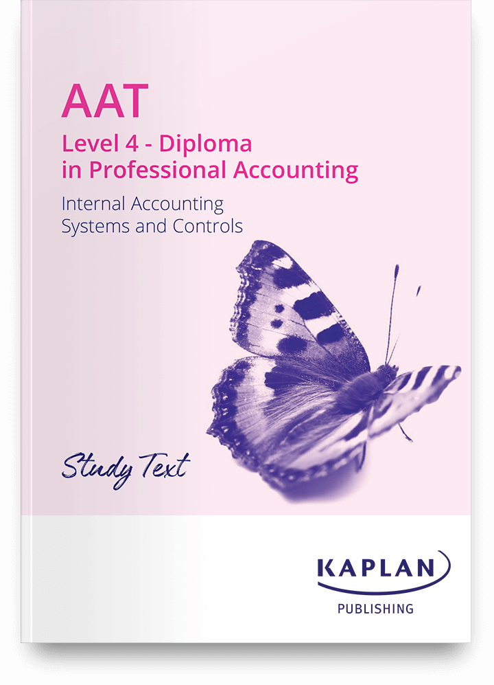 An image of AAT Internal Accounting Systems and Controls Study Text