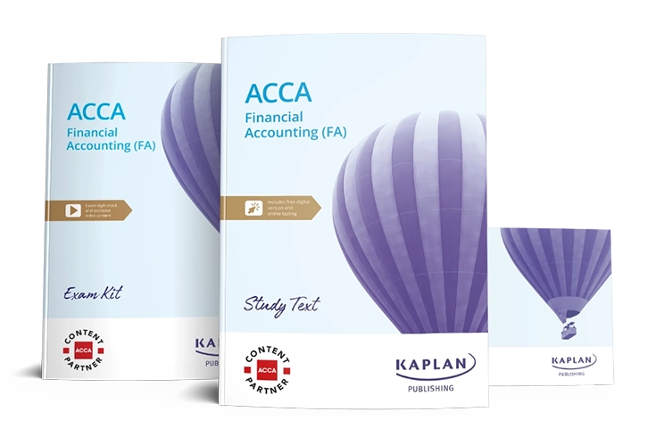 An image of the book for ACCA Financial Accounting (FA) - Essentials Pack