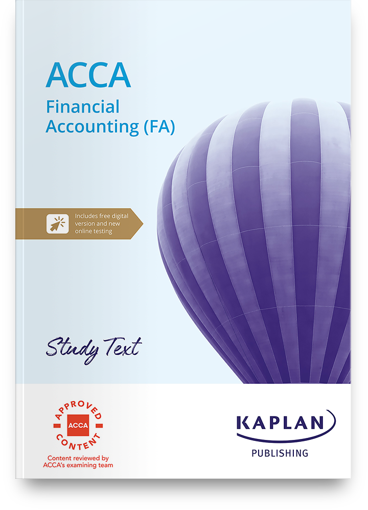 An image of the book for ACCA Financial Accounting (FA) - Study Text