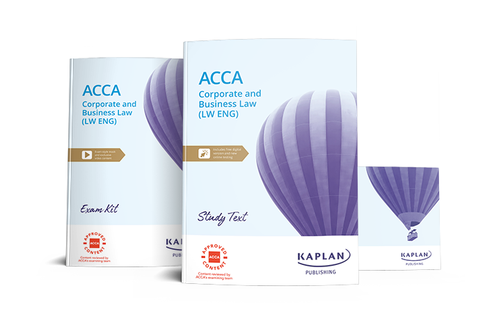 An image of ACCA Corporate and Business Law England (LW-ENG) Essentials Pack