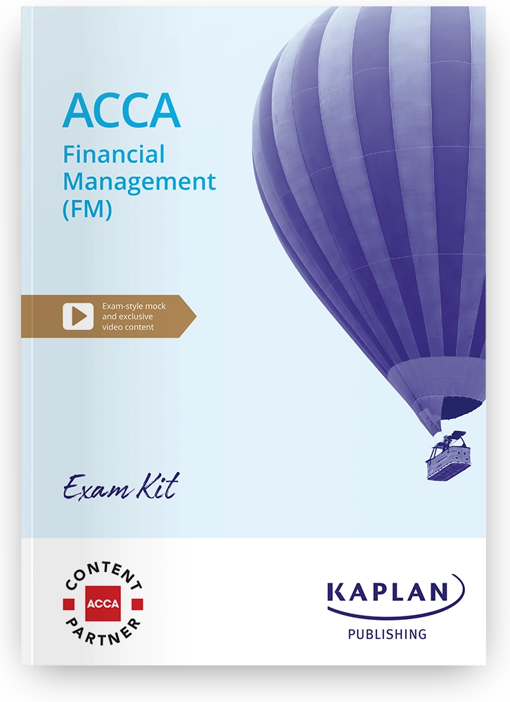 An image of the book for ACCA - Financial Management (FM) - Exam Kit