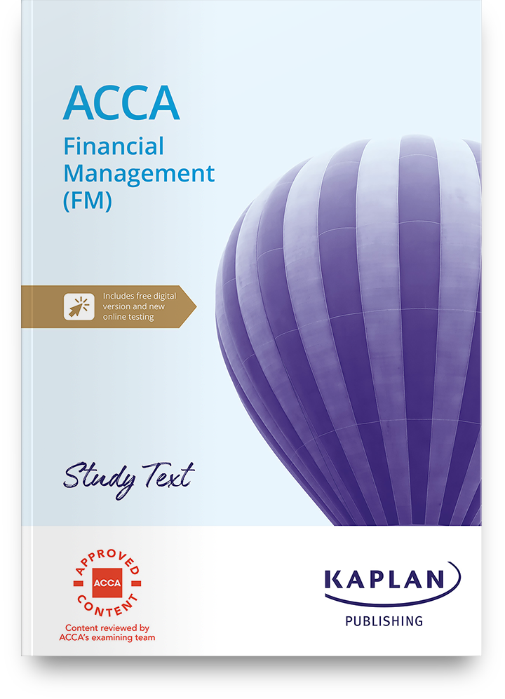 An image of the book for ACCA Fundamentals - Financial Management (FM) - Study Text