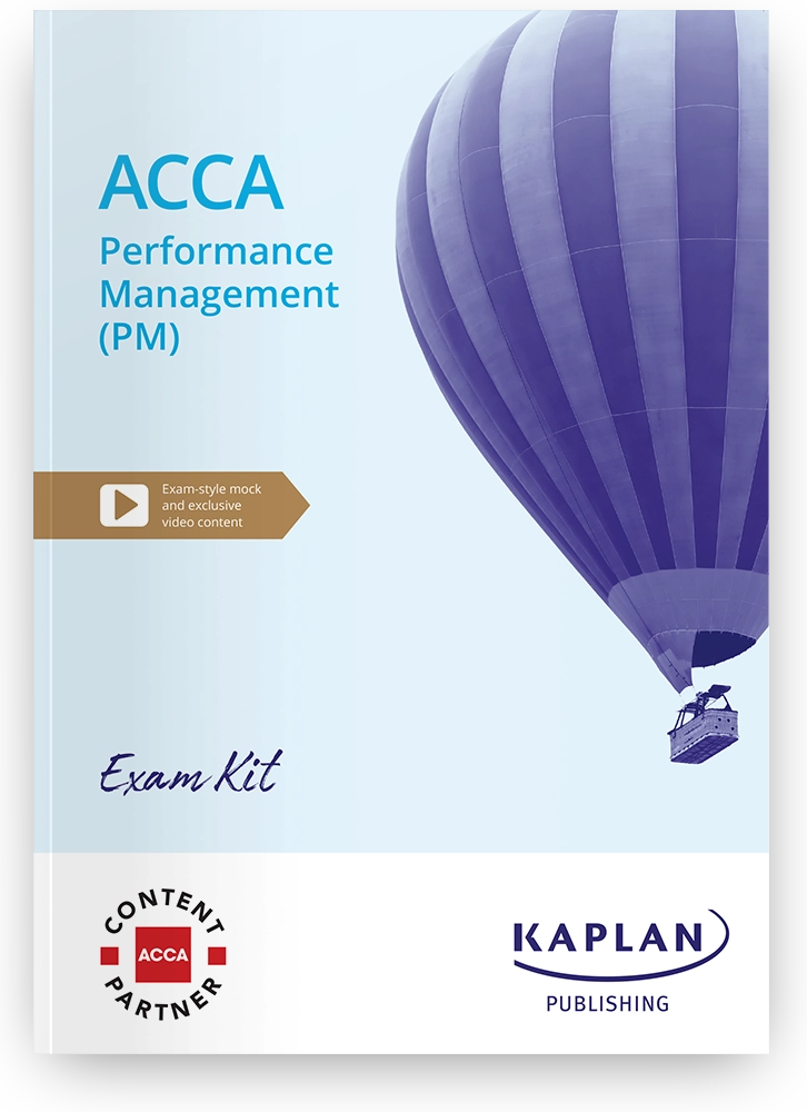 An image of the book for ACCA Fundamentals - Performance Management (PM) - Exam Kit