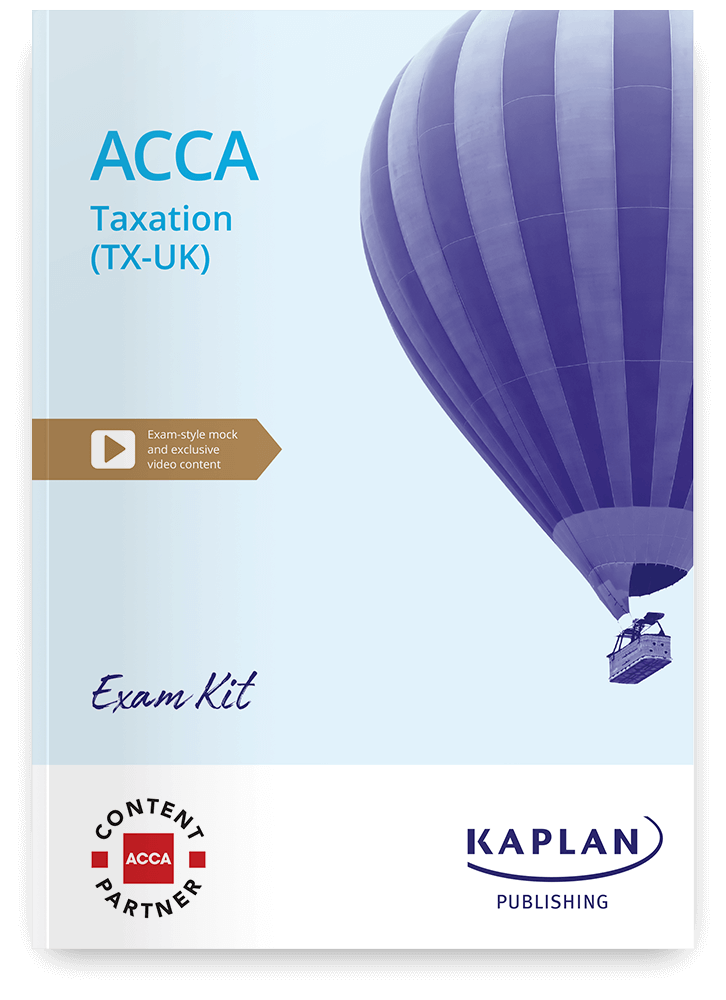 An image of the book for ACCA - Taxation (TX) - Exam Kit