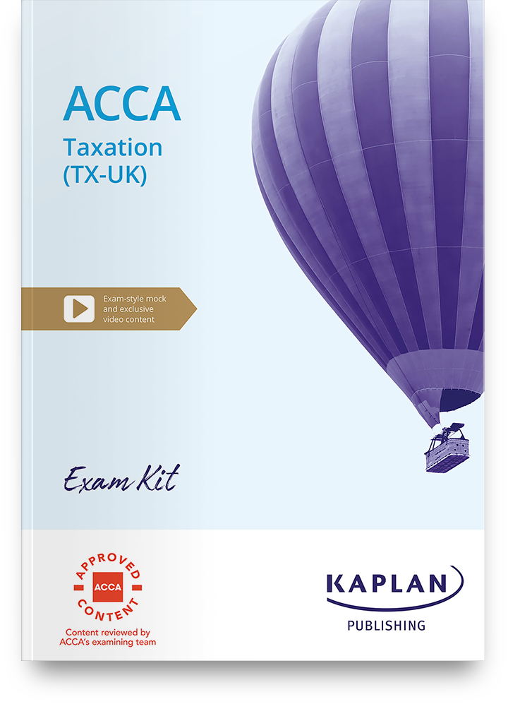 An image of the book for ACCA Taxation (TX) - Exam Kit cover