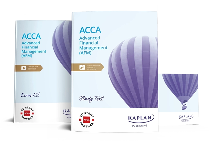 An image of the book for ACCA - Advanced Financial Management (AFM) - Essentials Pack
