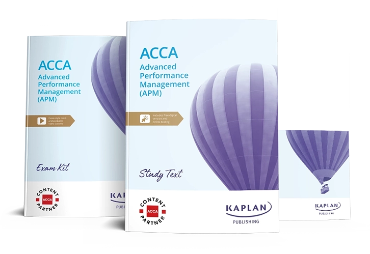 An image of the book for ACCA - Advanced Performance Management (APM) - Essentials Pack