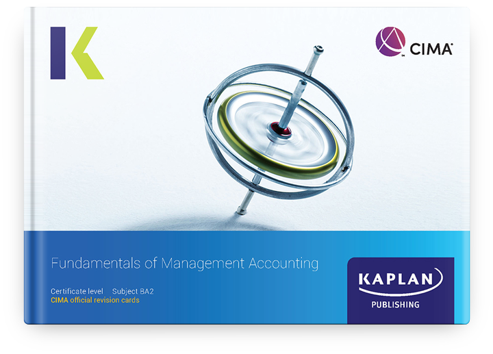 An image of the book for CIMA Certificate - Fundamentals of Management Accounting (BA2) - Revision Cards