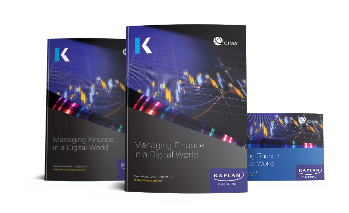 An image of CIMA Managing Finance in a Digital World (E1) Essentials Pack