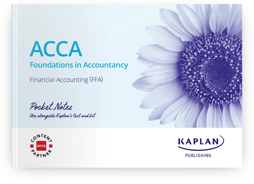 An image of the book for ACCA Foundations - Financial Accounting (FFA) - Pocket Notes