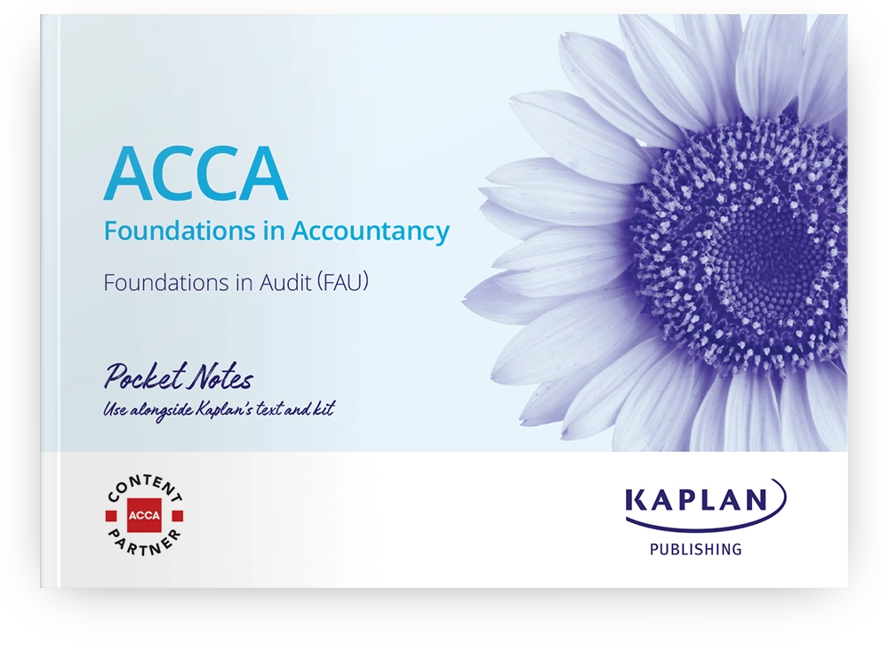 An image of ACCA Foundations in Audit (FAU) Pocket Notes